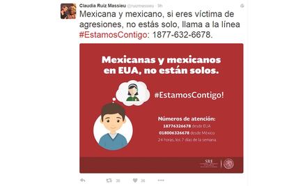 SRE puso en operación línea telefónica “Estamos Contigo”