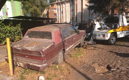Más de 2 mil vehículos abandonados han sido retirados de la vía pública en Iztacalco