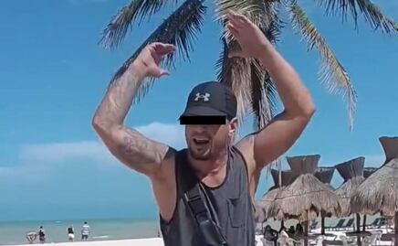 Detienen a turista en Progreso, Yucatán, tras agredir verbalmente a una mujer y causar disturbios; es llevado a la cárcel pública