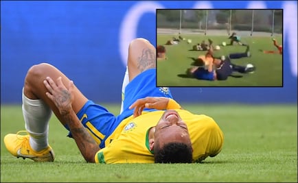 Niños imitan las caídas de Neymar en viral video