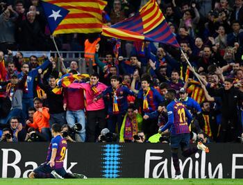 Aplastante victoria del Barcelona sobre el Real Madrid