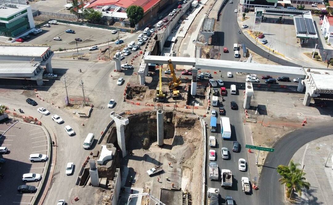 Distribuidor Vial Mil Cumbres en Morelia. Foto: Especial