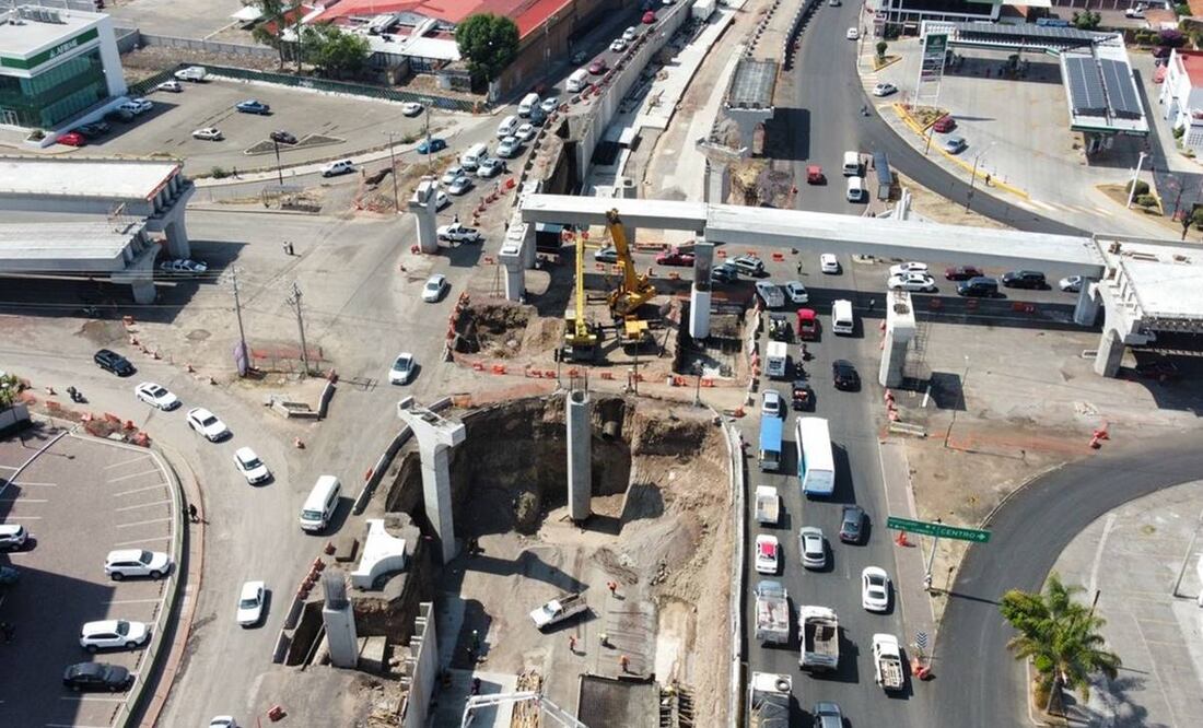 Distribuidor Vial Mil Cumbres en Morelia. Foto: Especial