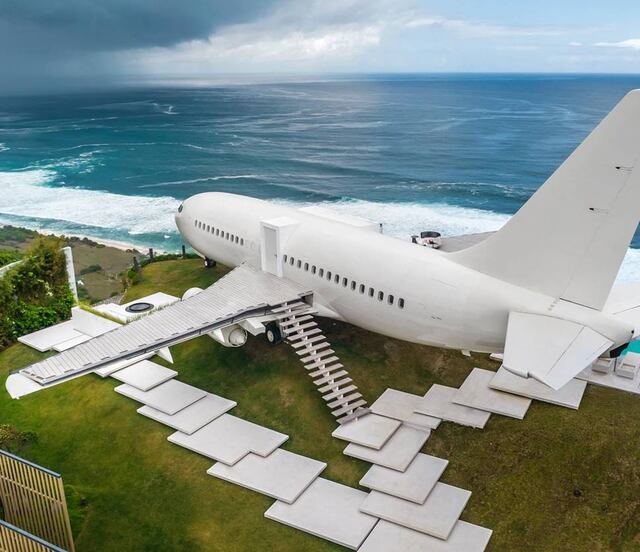 Private Jet Villa: el avión convertido en hospedaje de lujo
