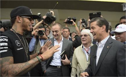 GP de México: Peña Nieto alienta a pilotos 
