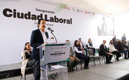 Omar Fayad inaugura primera etapa de Ciudad Laboral en Hidalgo