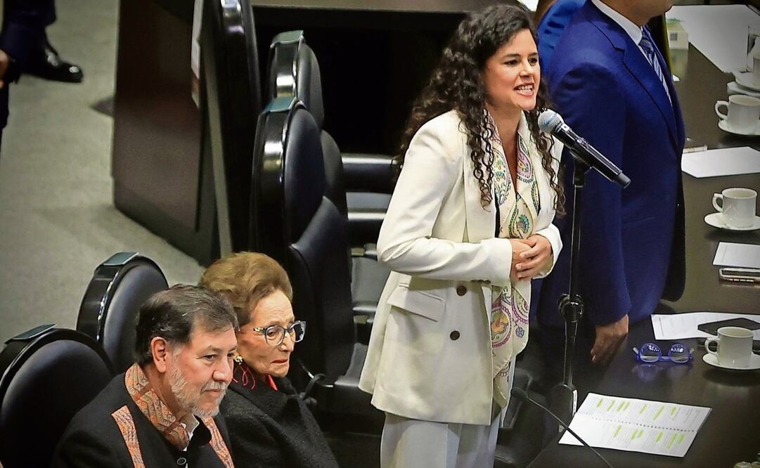 La secretaria de Gobernación, Luisa María Alcalde, encendió los ánimos de los legisladores del PAN. Foto: Berenice Fregoso | El Universal