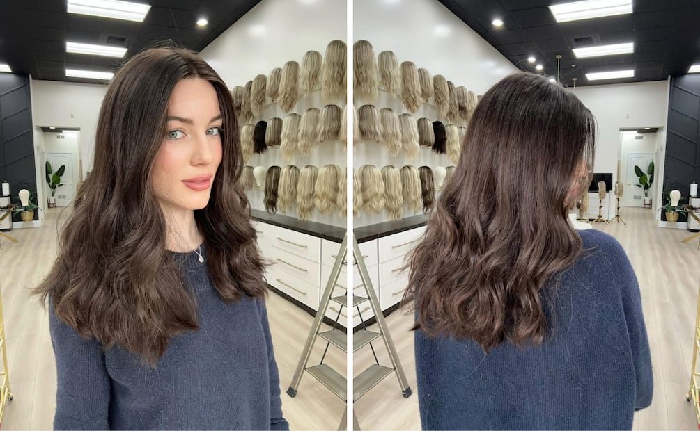 Color castaño medio. Foto: Instagram @wiglerpelucasgt