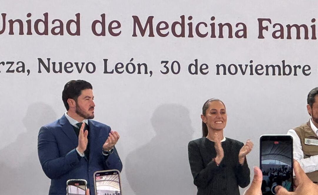 Sheinbaum reconoce trabajo de Samuel García. Foto: Salvador Corona / EL UNIVERSAL