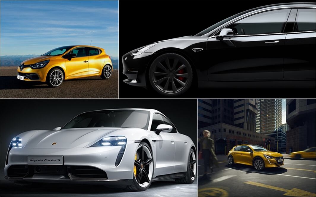 El trofeo estuvo competido por marcas como Tesla, Peugeot y Porsche / Fotos: Porsche, Tesla, Renault y Peugeot 