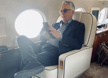 Salinas Pliego presume aeronave más barata que el avión presidencial: "me ahorré dinerito"