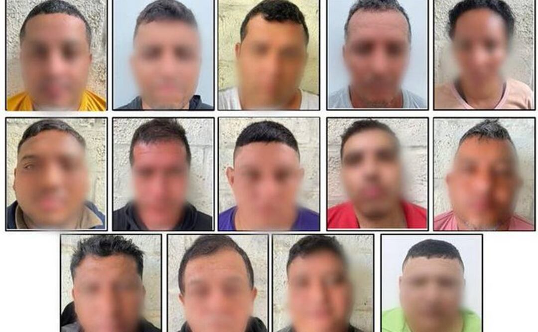 Los 19 detenidos fueron puestos a órdenes de las autoridades junto a los indicios incautados que servirán de sustento para la administración de justicia. Foto: @SalaDePrensaEc