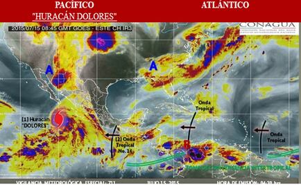 Persistirán lluvias fuertes en gran parte del país