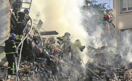 Ataca Rusia a Ucrania con misiles y drones kamikaze