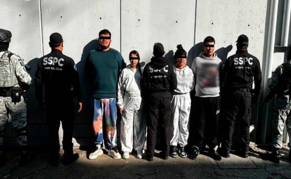 Detienen a “Lesli” y cinco personas más del “Tren Aragua”. Foto: Especial