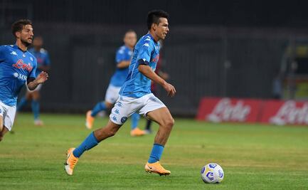 Hirving Lozano anota dos goles en goleada del Napoli