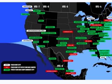 Expanden lista de centros de entrenamiento para el Mundial 2026 en México; estas son las siete ciudades