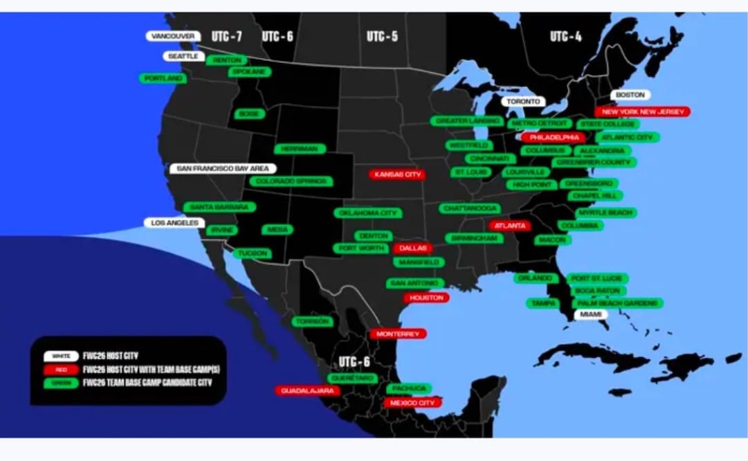 Copa FIFA 2026: Expanden lista de centros de entrenamiento en México. Foto: Especial