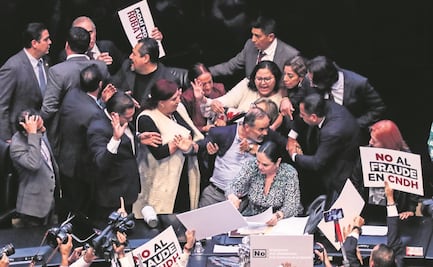 Gustavo Madero se disculpa dos años después con Mónica Fernández por zafarrancho en el Senado