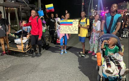 FOTOS: Nueva caravana migrante sale de Chiapas rumbo EU; buscan llegar antes que Trump inicie con deportaciones