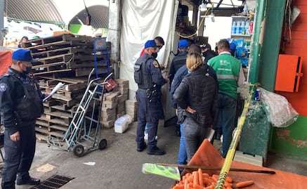 Hallan cuerpo en pasillos de la Central de Abasto en Iztapalapa