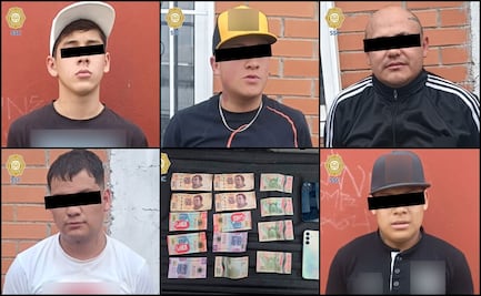 Detienen a 6 por extorsión en Iztapalapa; entre ellos hay un menor de edad 