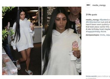 Captan a una demacrada Kim Kardashian