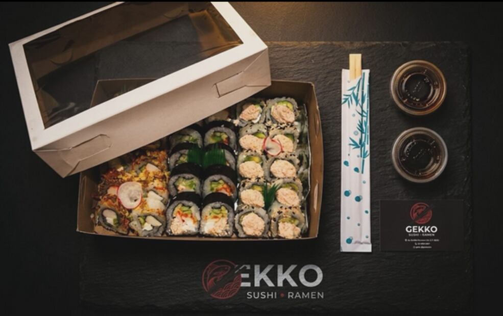 La base del sushi es el arroz. Foto: Instagram @gekko.mx