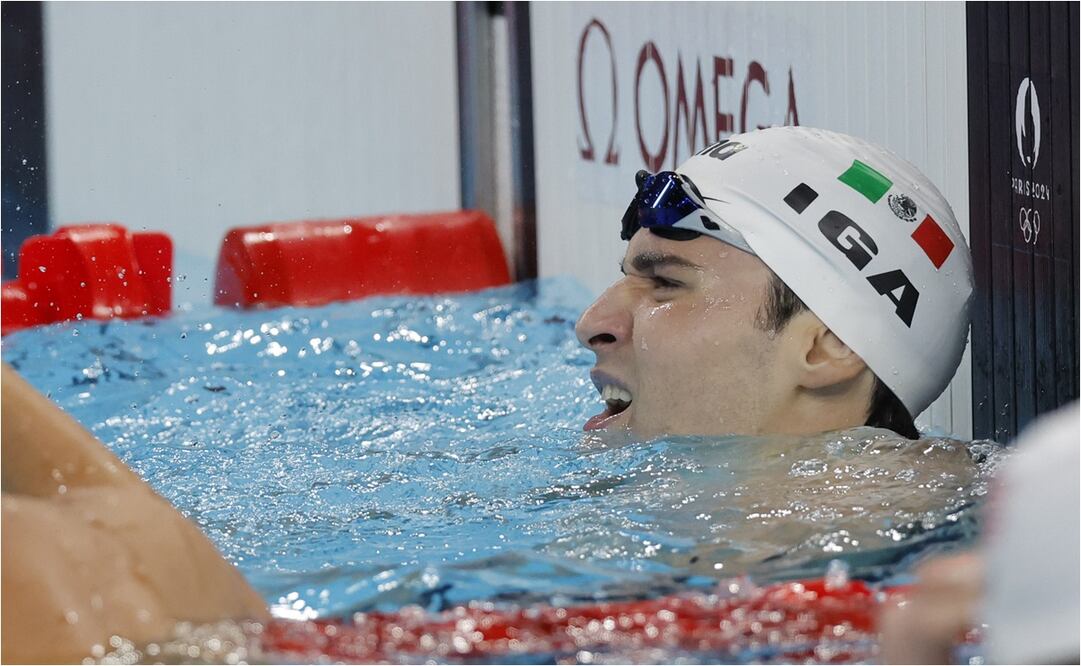 El nadador mexicano Jorge Iga durante su participación en París. FOTO: EFE
