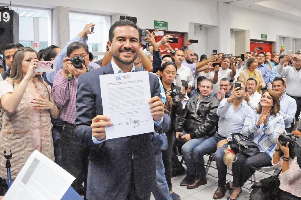 Miguel Ángel Yunes Márquez aseguró tener “la capacidad” para encabezar la alianza entre PAN-PRD y Movimiento Ciudadano (MIGUEL CARMONA. EL UNIVERSAL)