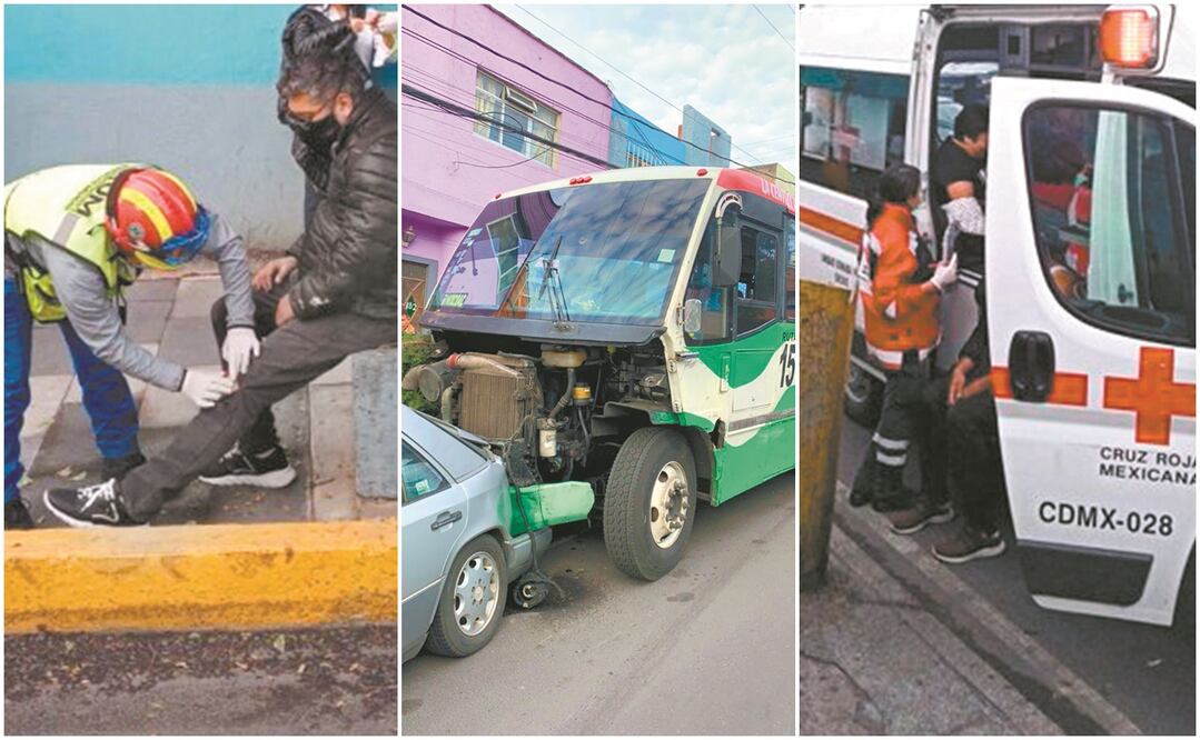 Camión de la ruta 15 a alta velocidad se estrella contra 8 autos en Álvaro Obregón. FOTOS: ESPECIALES