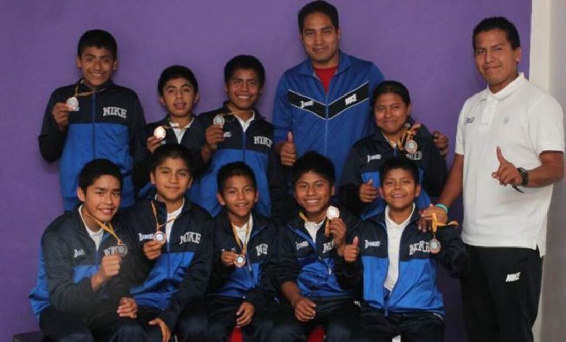 Triqui children visiting El Universal headquarters (Photo: Archive/EL UNIVERSAL)