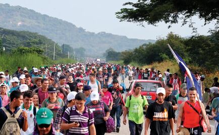 More than 5 thousand migrants in Chiapas make their way to the U.S.