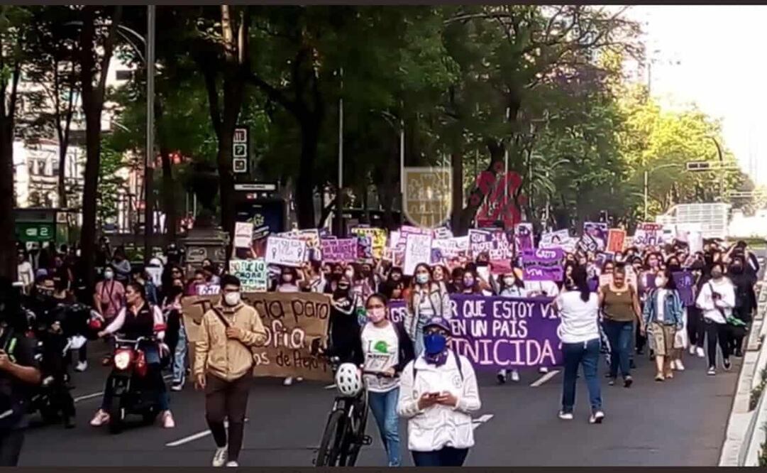 “Justicia para Sofía Morales”, gritaban los colectivos feministas. Foto: Archivo/EL UNIVERSAL 