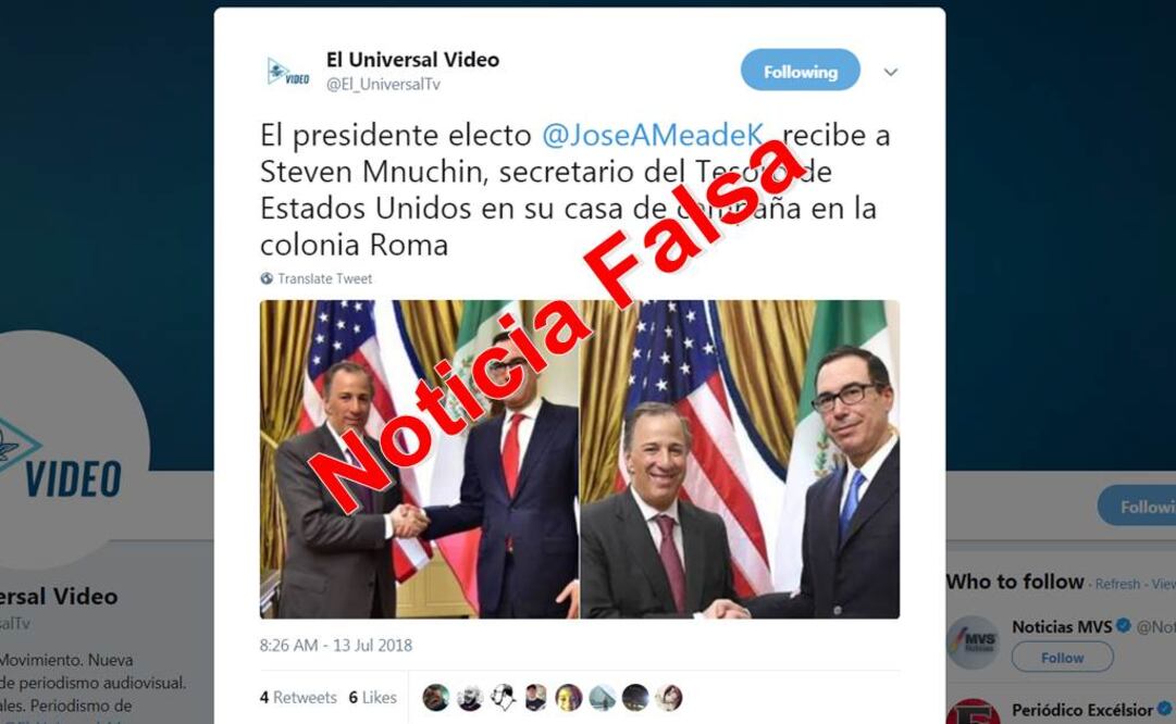 EL UNIVERSAL se deslinda de tuit publicado en cuenta @El_UniversalTv