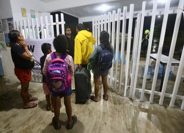 Albergues de Tulum a su capacidad máxima ante el arribo de Beryl