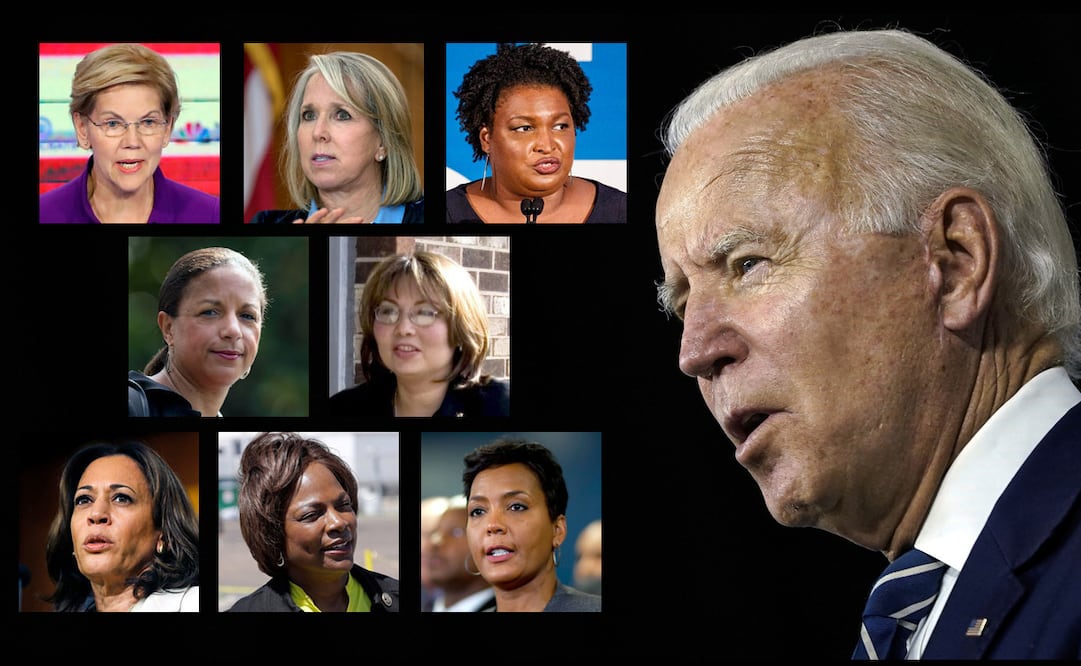 Las aspirantes a compañera de fórmula de Joe Biden