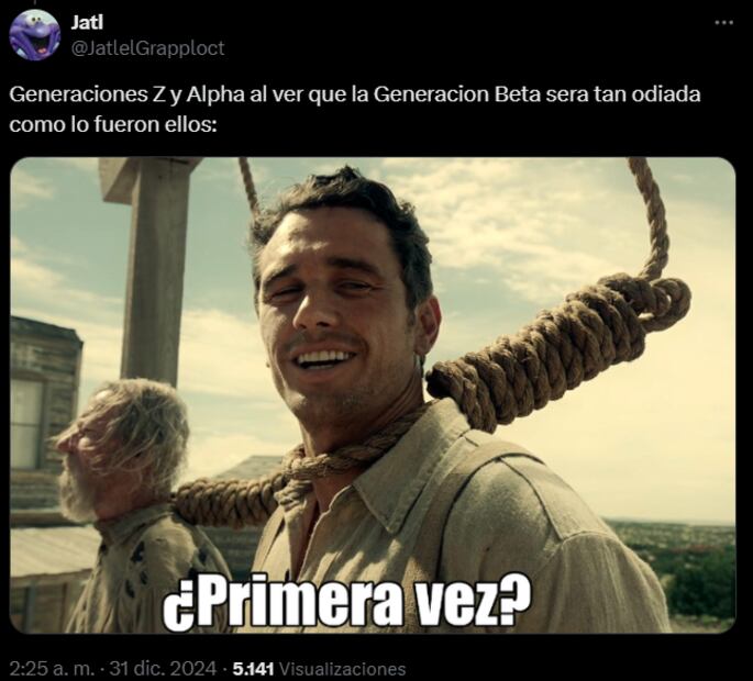 Usuarios de redes sociales viralizaron las divertidas imágenes para celebrar la llegada de esta nueva generación. Foto: 'X'