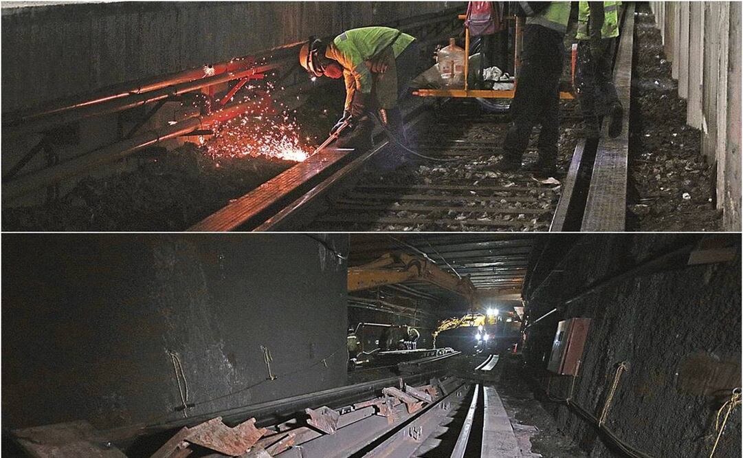 A 10 días de arrancar las obras en la Línea Rosa, el avance general es de 2%, reportaron autoridades. Fotos: Carlos Mejía/EL UNIVERSAL