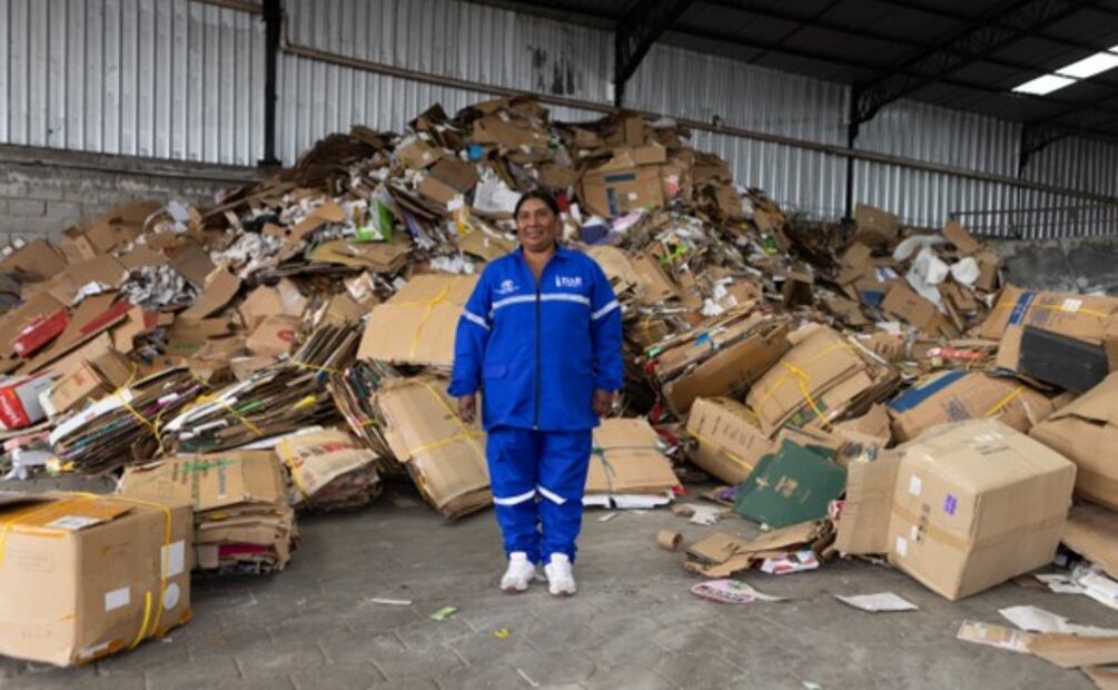 Laura Guanoluisa, coordinadora de la Corporación de Reciclaje de Renarec (Cenarec). Foto: Vanessa Terán