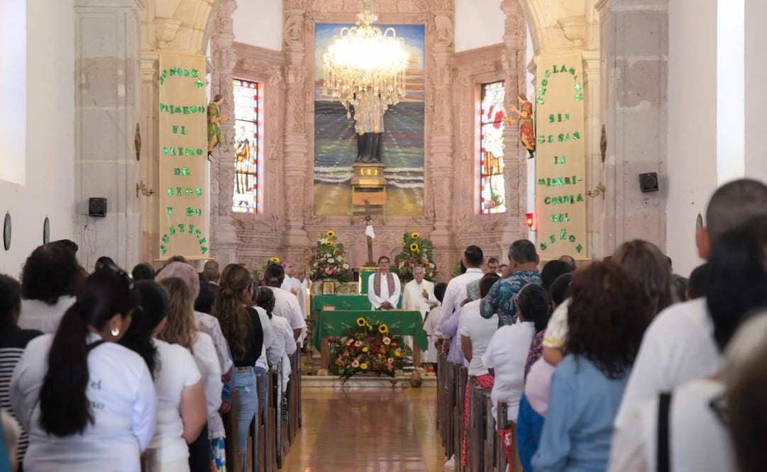 Recuerdan con misa a sacerdotes jesuitas asesinados en Cerocahui, Chihuahua. Foto: Especial.