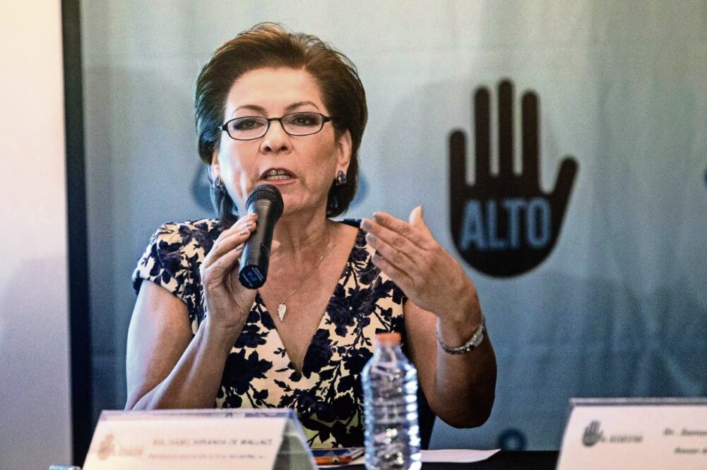 Hay participación. La activista Isabel Miranda de Wallace, dijo que en el gobierno federal ha habido voluntad para atender el secuestro. Foto: ARCHIVO EL UNIVERSAL