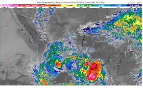 Tormenta tropical Boris. Foto: Conagua