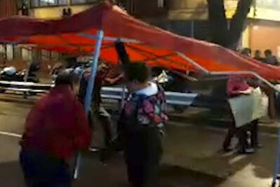 Damnificados del 19-S retiran plantón en Tlalpan