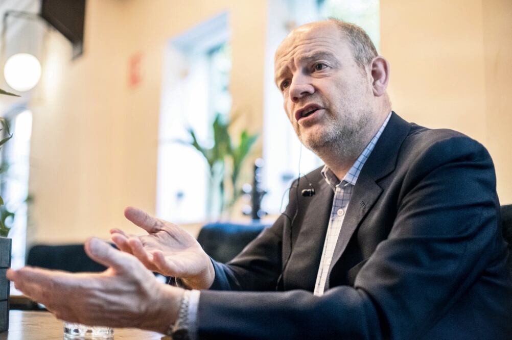 Mark Thompson, presidente de The New York Times. (GERMAN ESPINOSA. EL UNIVERSAL)