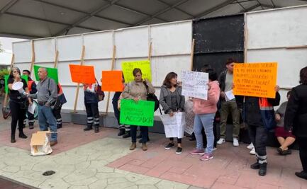 Protesta personal del Programa de Protección Civil en Iztapalapa; exigen mejoras laborales y destituir a funcionarios