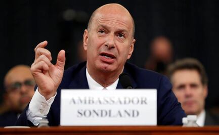 Trump despide a embajador de EU ante la UE que testificó en su contra 