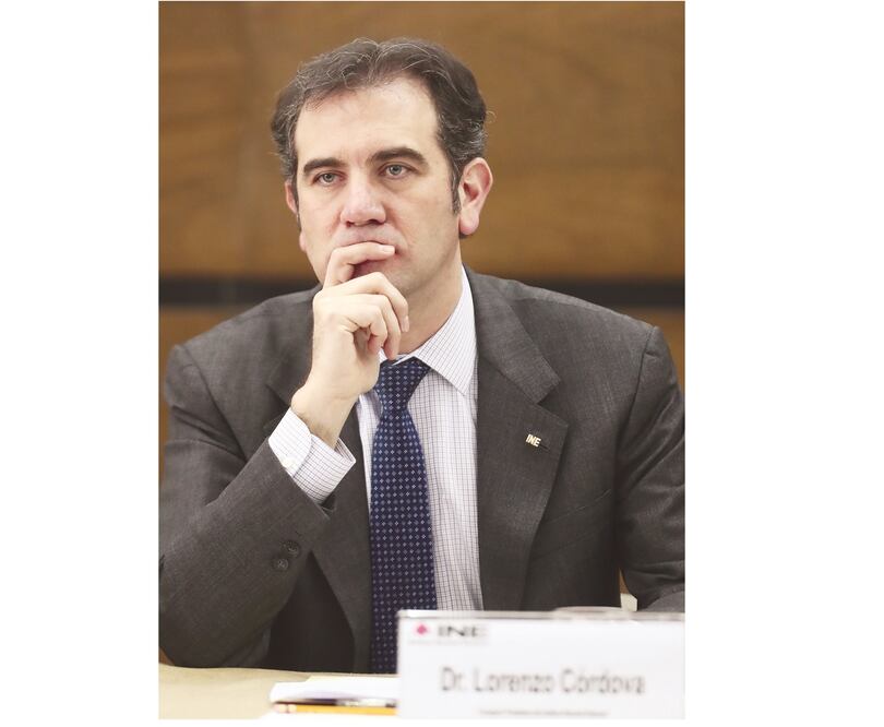 Lorenzo Córdova Vianello, Consejero Presidente del Instituto Nacional Electoral. Foto: Archivo El Universal