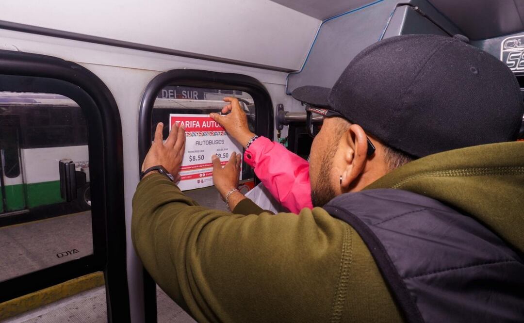 Semovi supervisa cumplimiento de nuevas tarifas en transporte público de la CDMX. Foto: Osmar Alvarado