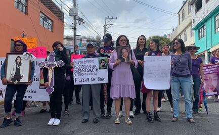 Marchan 3 mil mujeres por el 8M en Toluca; exigen seguridad y justicia